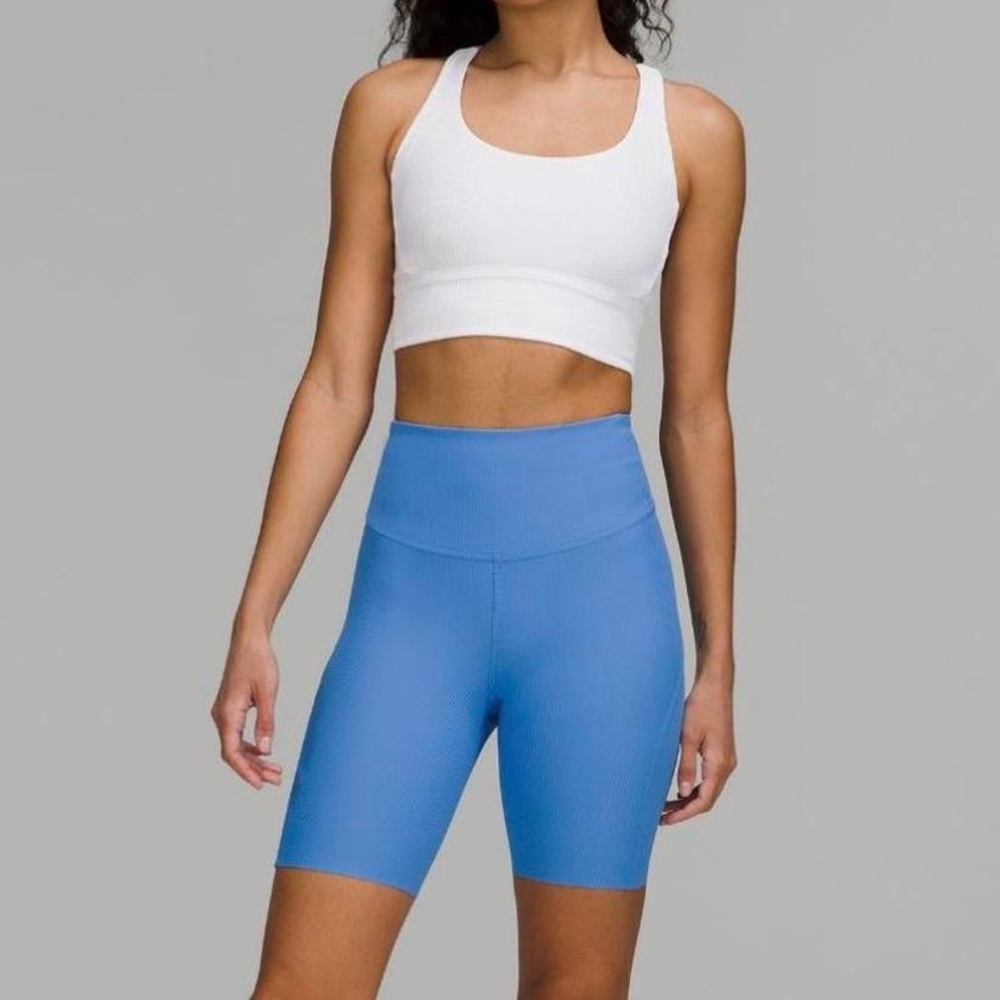 lululemon athletica High-Rise Blue Bike Shorts